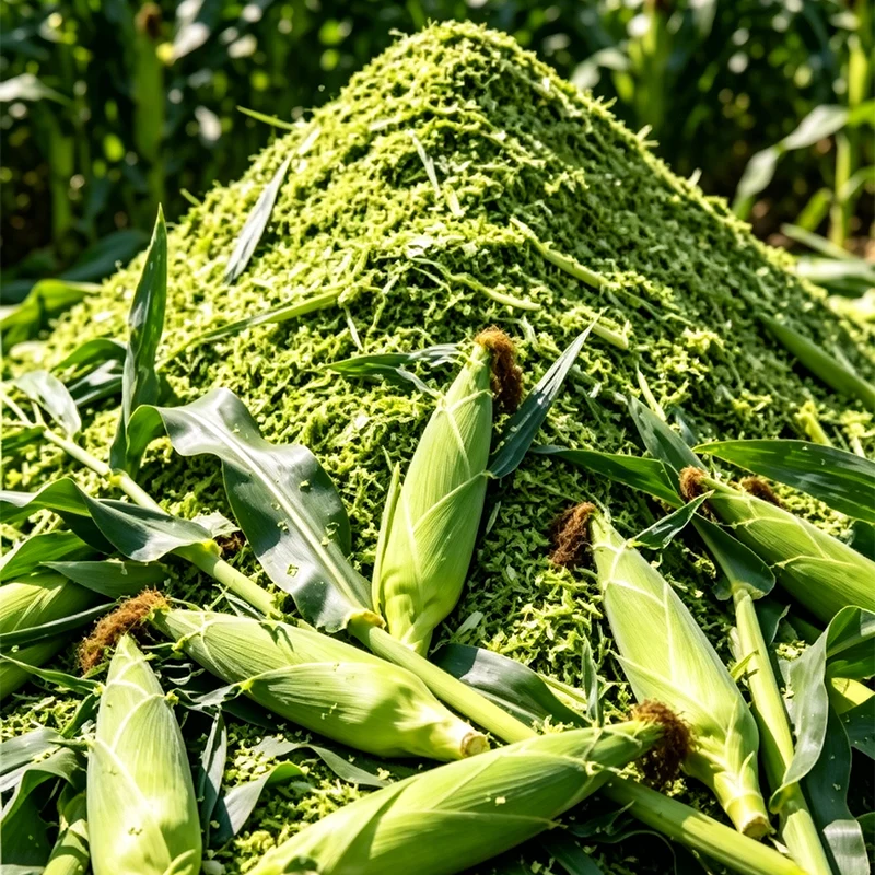 Silaj Jagung Seluruh Tumbuhan Hijau Tidak Difermentasi